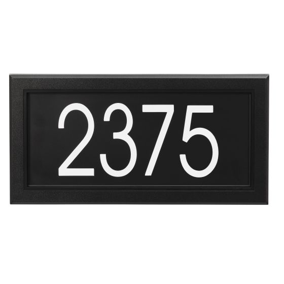 Address plate set