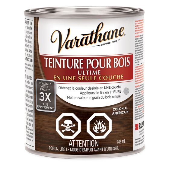 Teinture pour bois ultime, Colonial Américain, 946 ml