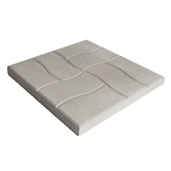 Interlock Slab - 1 1/2" x 18" x 18" - Light Grey