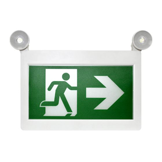 LED emergency and exit light