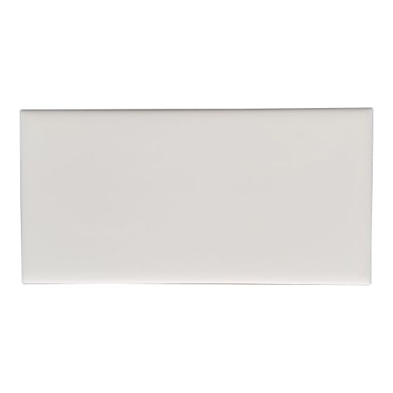 Tuile de céramique murale, blanc, lustré, 3" x 6", 16,47 pi², 136/pqt