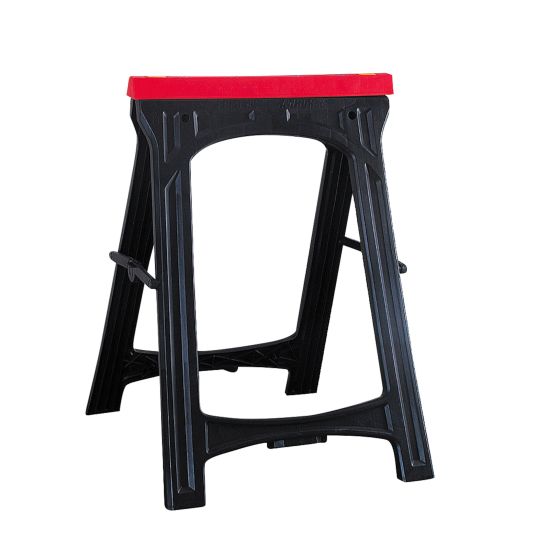 Foldable sawhorses