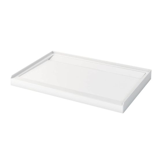 Shower Base - Distinct - 48" x 32" - Back-Centre Drain - White