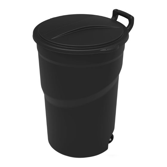 Wheeled trash can