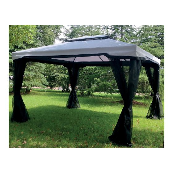 Milan Aluminum Gazebo - 10' x 12'