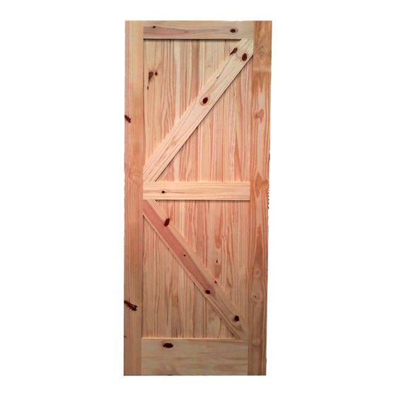 "K" Barn Door