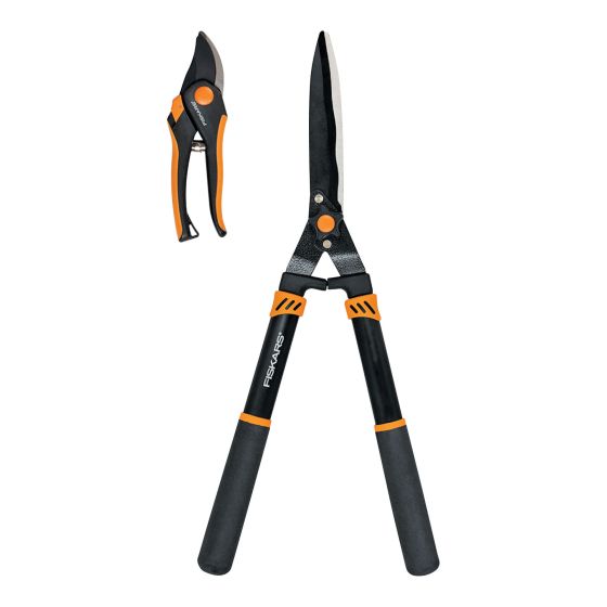 Hedge shear and hand pruner set