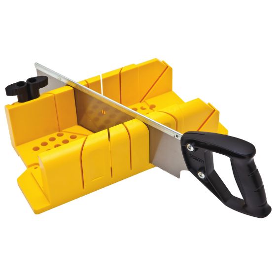 Plastic miter box