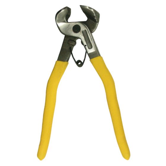 Pliers Tile Nipping Tool - Professional - 8 1/4" - Forged Steel - Yellow