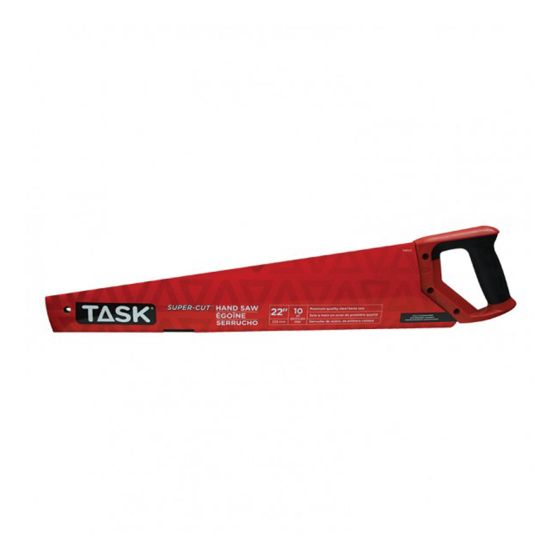 Scie tout usage, Task, 22", 10 DPP, rouge et noir