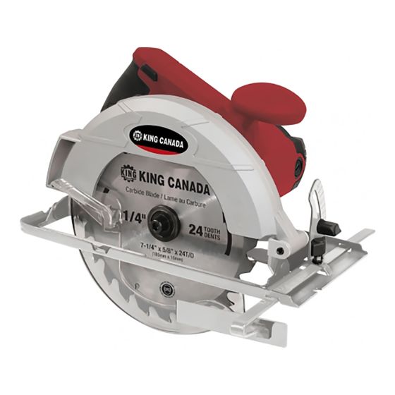 Electric Circular Saw - King Canada - 7 1/4" - 12 A