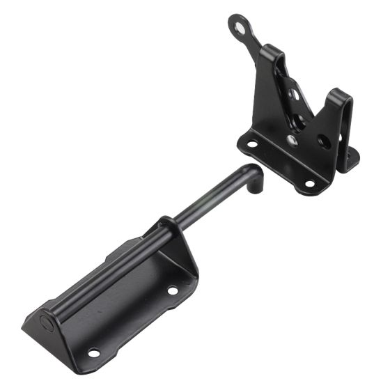 Gate latch, heavy-duty, black