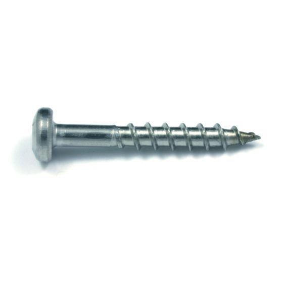 Pan head treated wood screws