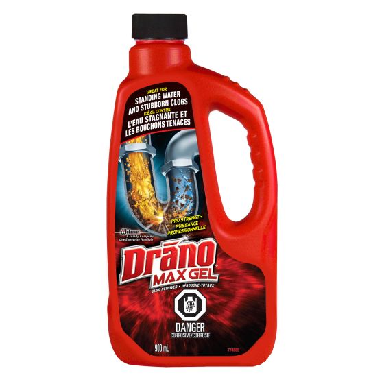 Débouche tuyaux DRANO Max en gel