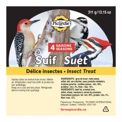 Suif Délice aux insectes pour oiseaux 311 g