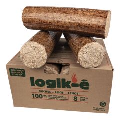 Ecological Logik-E Wood Logs - 8/Pkg