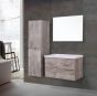 Mirror - 31 1/2" x 23 5/8" - Melamine - Concrete Grey