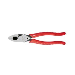 Comfort Grip High Leverage Lineman's Pliers with Crimper - 9"