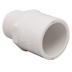 Adaptateur en PVC, 3/4", blanc