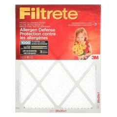 Filtre micro allergène, 1" x 20" x 25"