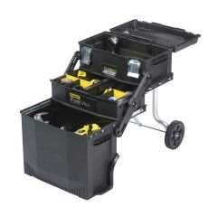 Rolling Tool Box - Stanley Fatmax - 4 in 1 - Black