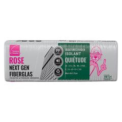 QuietZone Pink Next Gen Fiberglas Acoustic Insulation - Steel Stud - 16" x 48" x 2 1/2" - Covers 170.7 sq. ft