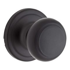 Troy Passage Knob - Matte Black