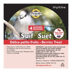 Suif Délice aux petits fruits pour oiseaux 345 g