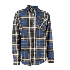 Chemise de flanelle, bleu, grandeur Petit