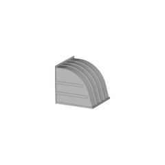 Standard Fan Hood - Gray - 27 1/2" x 27 3/4"