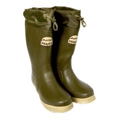 Bottes de pluie 14" isolées en caoutchouc, Prairie, vert, grandeur 8