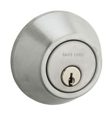 Pêne dormant safe lock, chrome satiné