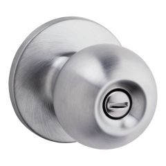 Knob - Regina - Indoor - Privacy - Satin Chrome