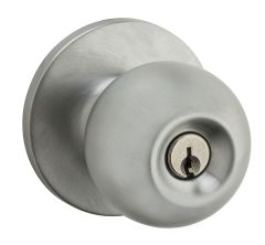 Knob - Regina - Outdoor - Entry - Satin Chrome