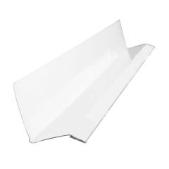 Gutter Shingle Drip - 1" x 10' - White