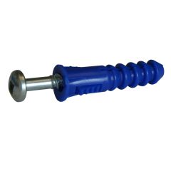 Plastic shield with screw - 1/4" - 8/Pkg