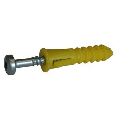 Plastic shield with screw - 3/16" - 10/Pkg