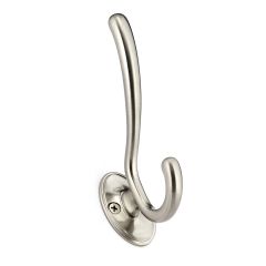 Transitional Metal Hook  - Brushed nickel - 34 mm x 128 mm