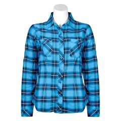 Plaid Flannel Shirt -Blue - Size Small