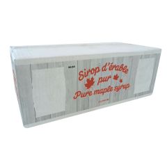 Lithographed Box For Keg Shape Maple Syrup Cans - Without handle - 8 x 540 ml/Pkg