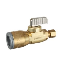 Straight ball valve