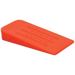 Coin de plastique, orange, 5"