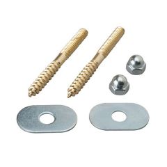 Toilet floor screw