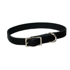 Single Collar - Black - 1/2" x 18"