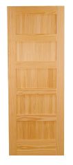 Shaker Solid Pine Door - 1 3/8" x 30" x 80"