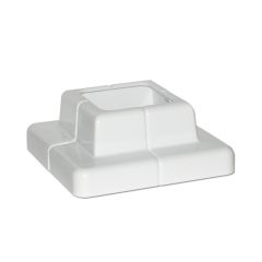 Post Base Cover - 3" x 3" - White