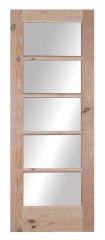 5 Panels French Door - 1 3/8" x 36" x 80"