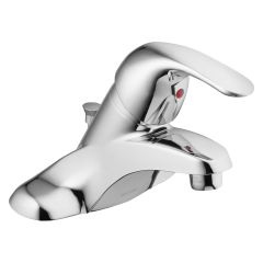 Adler Bathroom Sink Faucet - 1 Lever - Polished Chrome - 4" Centerset