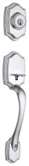 Brentwood handleset - Brushed chrome