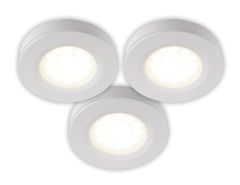 Set of 3 Under Cabinet  LED Pucks